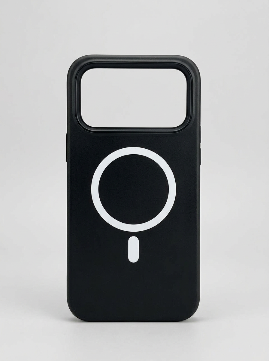 Black Yocase interior with built-in magnetic ring